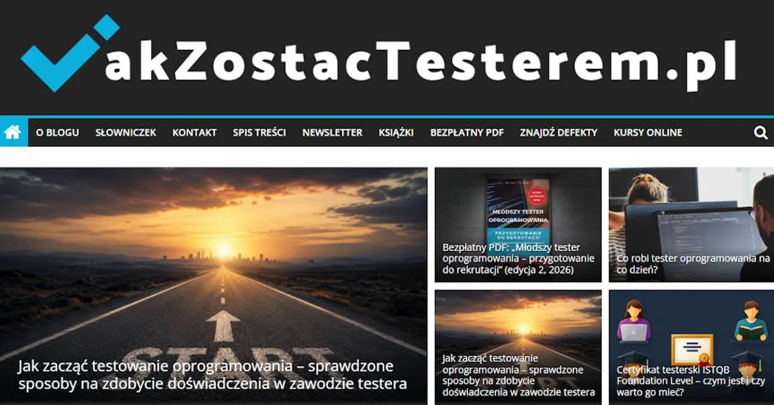 JakZostacTesterem.pl blog